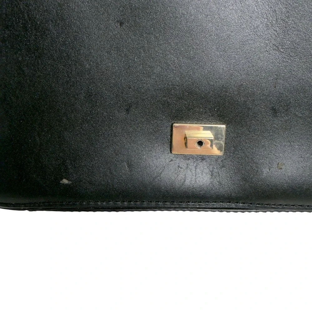 Kate Spade New York Black Leather Crossbody Bag *Flawed*